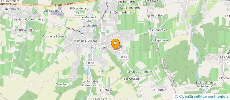 localisation de l'entreprise AHEVA  FRANCUEIL