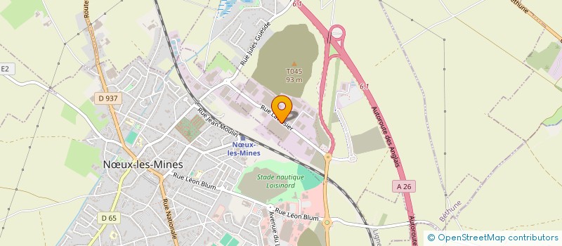 localisation de l'entreprise AHF 62 à LABOURSE