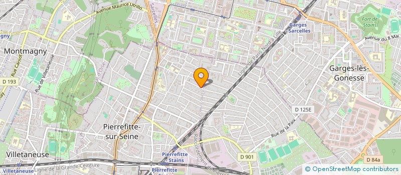 localisation de l'entreprise AHFAZ à PIERREFITTE-SUR-SEINE