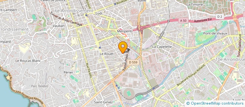 localisation de l'entreprise AHGD à MARSEILLE