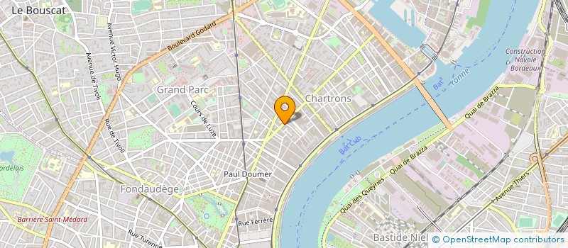 localisation de l'entreprise AHI 33 SERVICE DE SANTE AU TRAVAIL  BORDEAUX