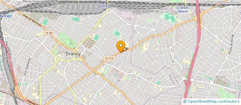 localisation de l'entreprise AHI INVEST à DRANCY