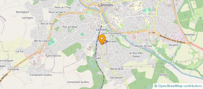 localisation de l'entreprise AHI NA'MA - LANNION  LANNION