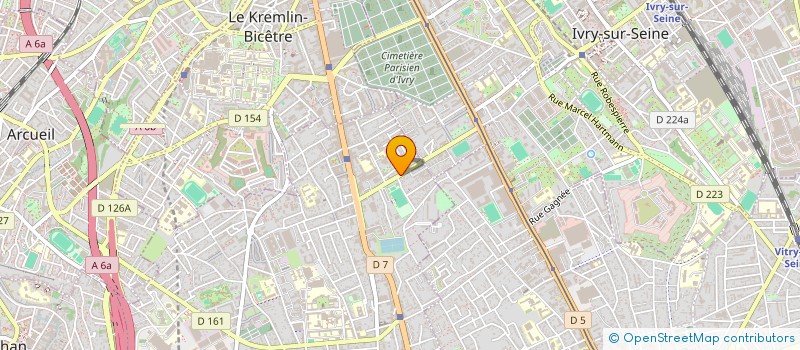 localisation de l'entreprise AHIA CONSULTING  VILLEJUIF