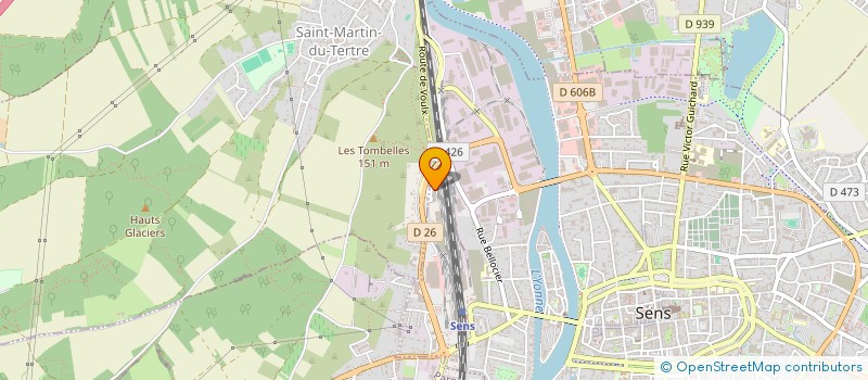 localisation de l'entreprise AHIL IMMOBILIER à SENS