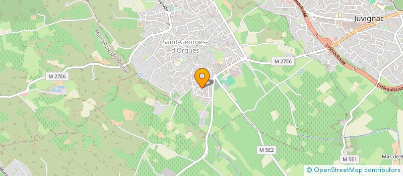 localisation de l'entreprise AHIMSA YOGA  SAINT-GEORGES-D'ORQUES