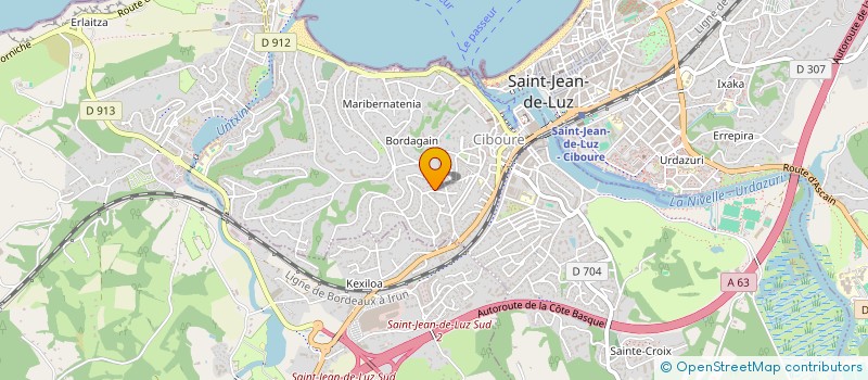 localisation de l'entreprise AHIZPAK  CIBOURE