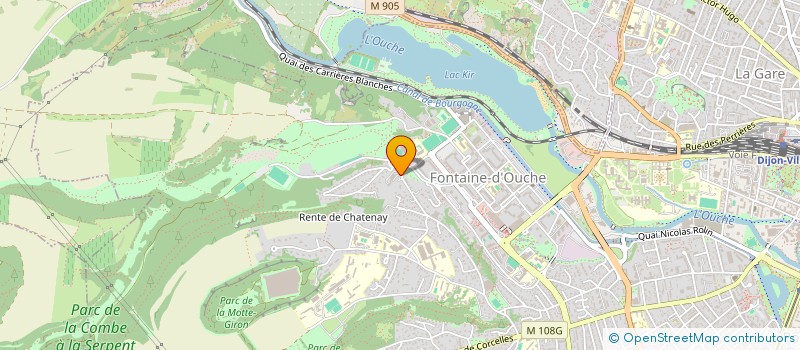 localisation de l'entreprise AHJIN à DIJON