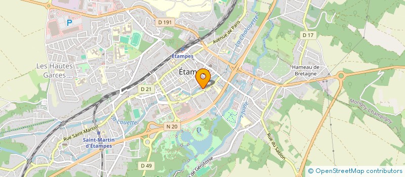 localisation de l'entreprise AHK  ETAMPES