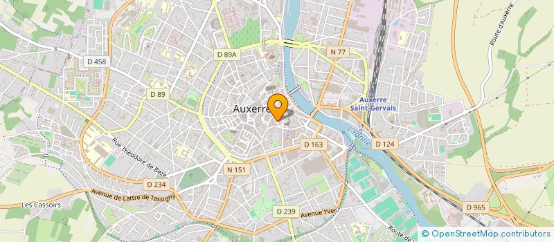 localisation de l'entreprise AHKO à JOIGNY