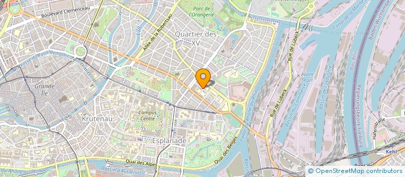 localisation de l'entreprise AHL  STRASBOURG