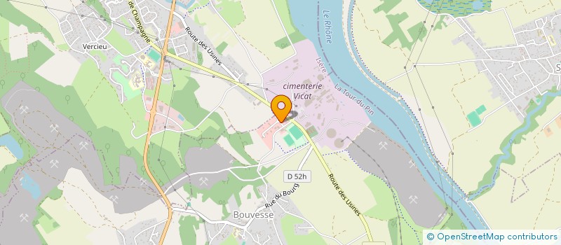 localisation de l'entreprise AHL'CLEAN & GREEN  BOUVESSE-QUIRIEU