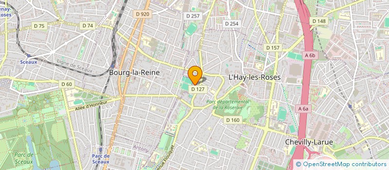 localisation de l'entreprise AHL PATRIMOINE  L'HAY-LES-ROSES