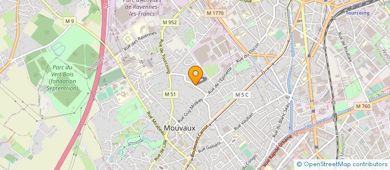 localisation de l'entreprise AHL SERVICES à MOUVAUX