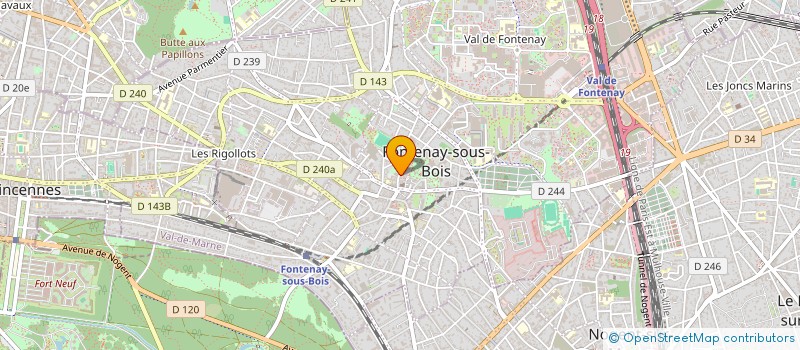 localisation de l'entreprise AHLA ENT à FONTENAY-SOUS-BOIS