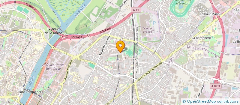 localisation de l'entreprise AHLAM SARL à ANGERS