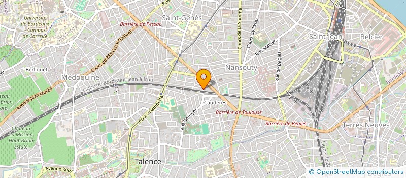 localisation de l'entreprise AHLE  TALENCE