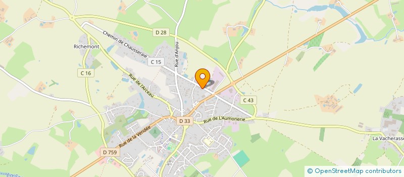 localisation de l'entreprise AHLIAN  NUEIL-LES-AUBIERS