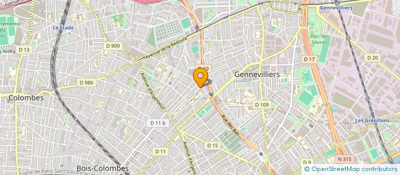 localisation de l'entreprise AHM  ASNIERES-SUR-SEINE