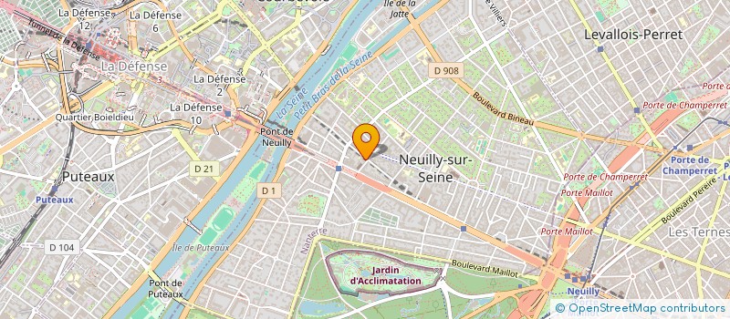 localisation de l'entreprise AHM CONSEIL à NEUILLY-SUR-SEINE