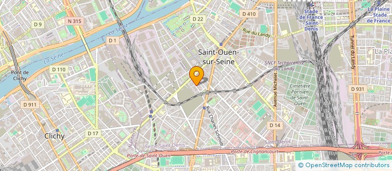 localisation de l'entreprise AHM CONSEILS à SAINT-OUEN-SUR-SEINE