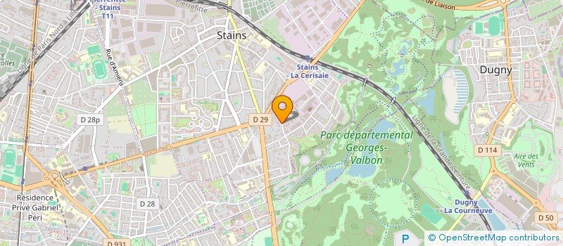 localisation de l'entreprise AHM - DECO  STAINS
