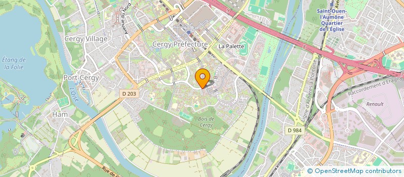 localisation de l'entreprise AHM GLOBAL IMPEX  CERGY