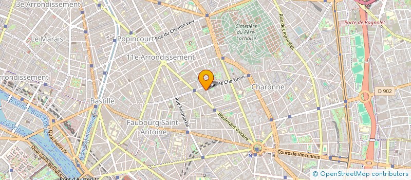 localisation de l'entreprise AHM INVEST  PARIS