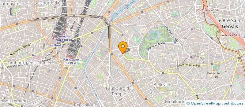 localisation de l'entreprise AHM PRIMEURS  PARIS 19