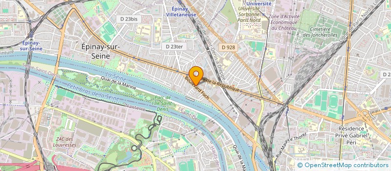 localisation de l'entreprise AHM SERVICES à EPINAY-SUR-SEINE