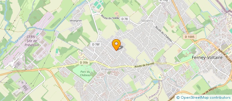 localisation de l'entreprise AHMA FINANCES à PREVESSIN-MOENS