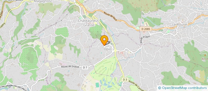 localisation de l'entreprise AHMADEUS à OPIO