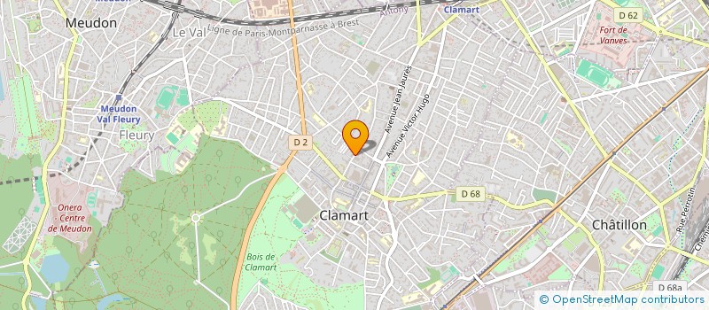 localisation de l'entreprise AHMAMA à CLAMART