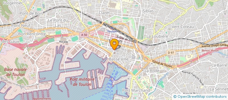 localisation de l'entreprise AHMED N & I  TOULON