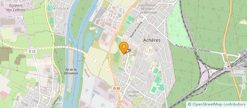 localisation de l'entreprise AHMEDAY CARS SERVICES à ACHERES