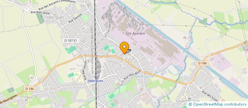 localisation de l'entreprise AHMMAD  ISBERGUES