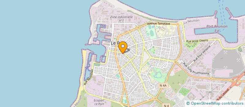 localisation de l'entreprise AHMOD ALI à LE PORT