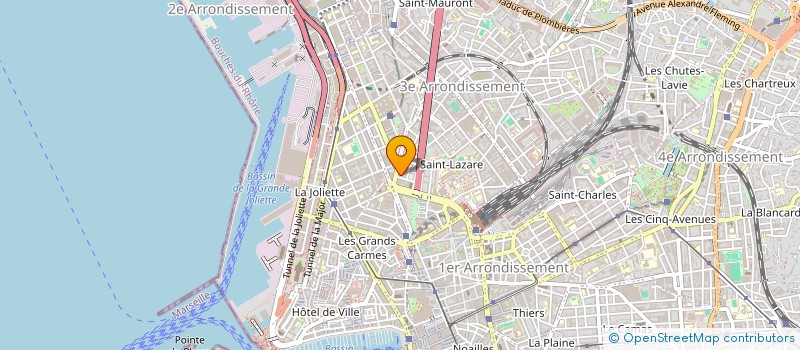 localisation de l'entreprise AHMODIHE à MARSEILLE 3