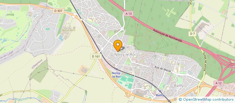 localisation de l'entreprise AHN IMMOBILIER à NOISY-LE-ROI