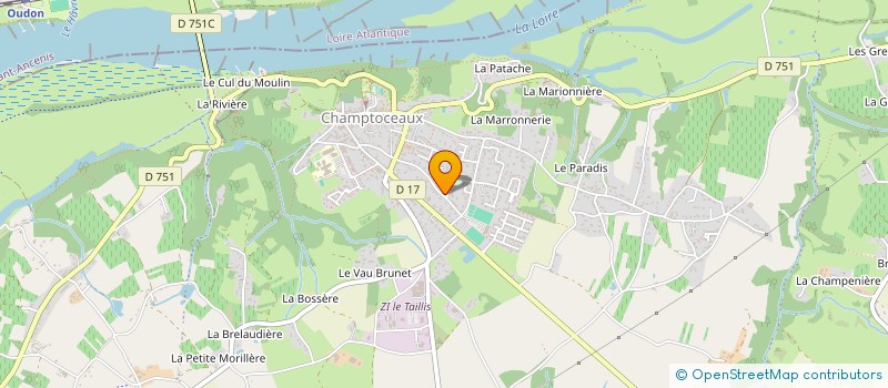 localisation de l'entreprise AHNIEM  OREE-D'ANJOU