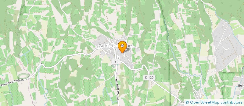 localisation de l'entreprise AHO! ASSOCIATION  SAINT-ESTEVE-JANSON