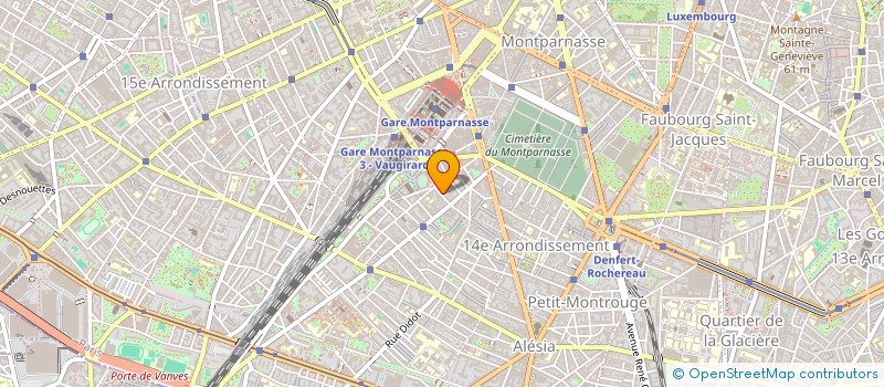 localisation de l'entreprise AHO - LES AMIS DE L'HUILE D'OLIVE à PARIS