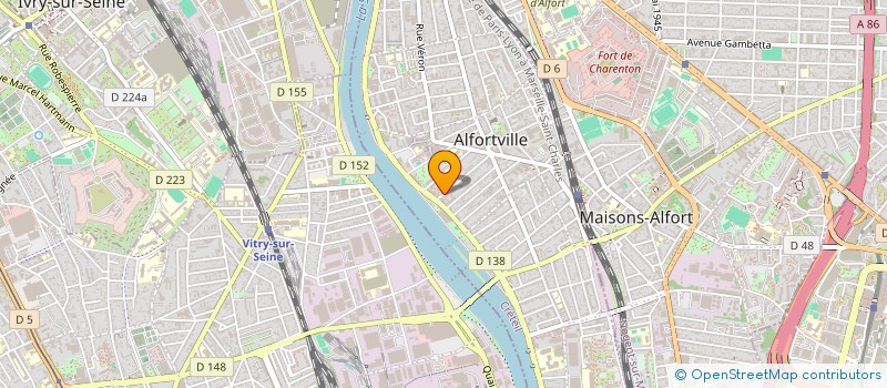 localisation de l'entreprise AHOME CONCIERGERIE à ALFORTVILLE