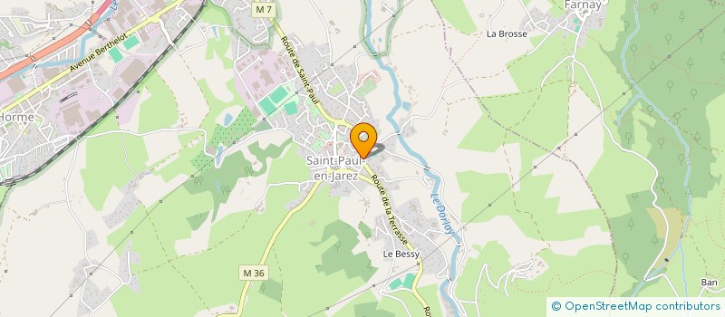 localisation de l'entreprise AHON LOMBARD  SAINT-PAUL-EN-JAREZ