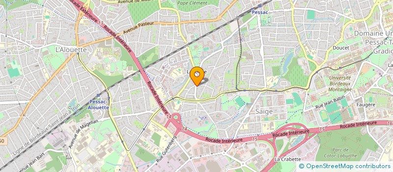 localisation de l'entreprise AHORIA  PESSAC