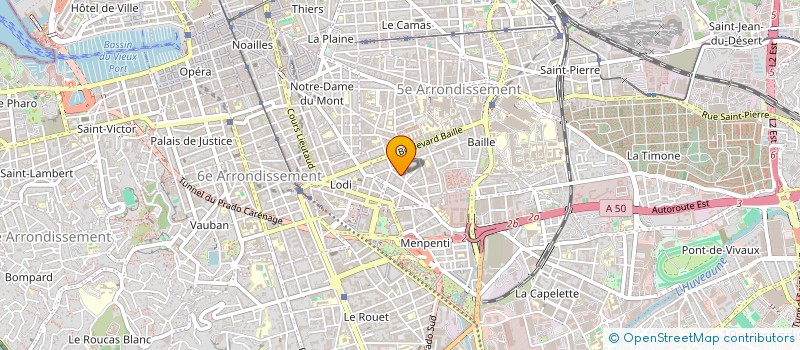 localisation de l'entreprise AHOU MARKETING à MARSEILLE
