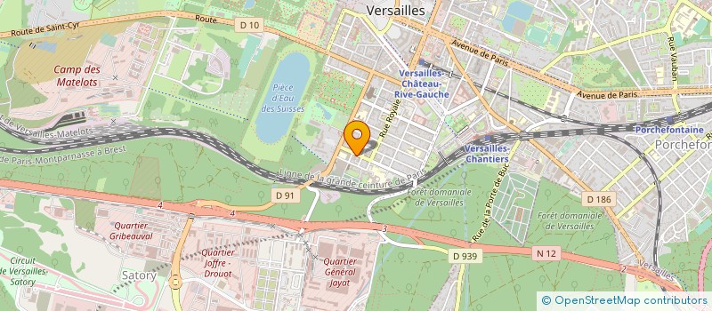 localisation de l'entreprise AHOY à VERSAILLES