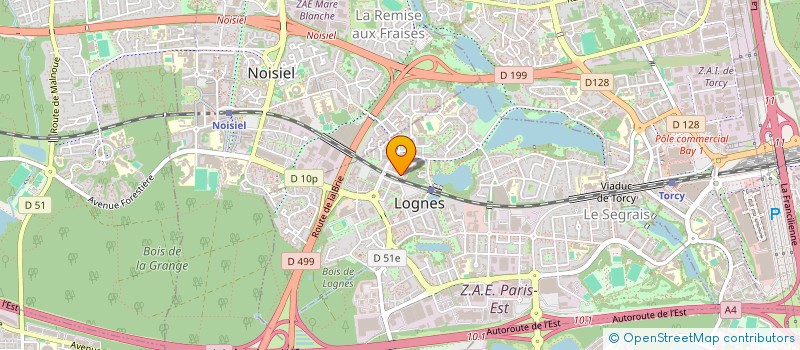 localisation de l'entreprise AHP à LOGNES