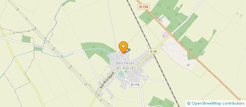 localisation de l'entreprise AHP à BERCHERES-LES-PIERRES