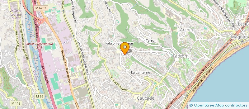 localisation de l'entreprise AHP GESTION  NICE